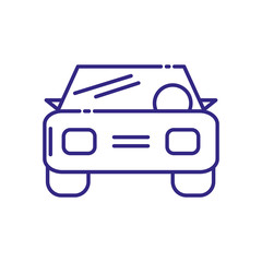 Isolated car vehicle vector design