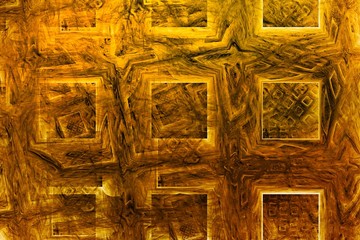 Mysterious ornaments, abstract background for design. Suitable for wallpapers and posters, web, cards, etc.