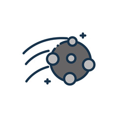 moon craters celestial astronomy and space