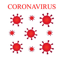 Coronavirus in China. Quarantine. Coronavirus 2019 outbreak of a new of influenza. Illustration.