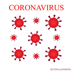 Coronavirus in China. Quarantine. Coronavirus 2019 outbreak of a new of influenza. Vector illustration.