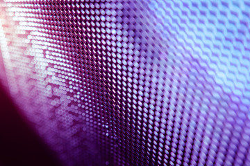 CloseUp LED blurred screen. LED soft focus background. abstract background ideal for design.