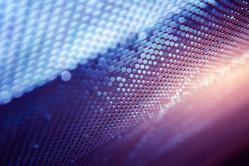 CloseUp LED blurred screen. LED soft focus background. abstract background ideal for design.