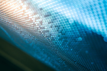 CloseUp LED blurred screen. LED soft focus background. abstract background ideal for design.