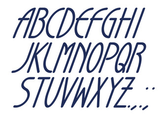 フォント アルファベット大文字