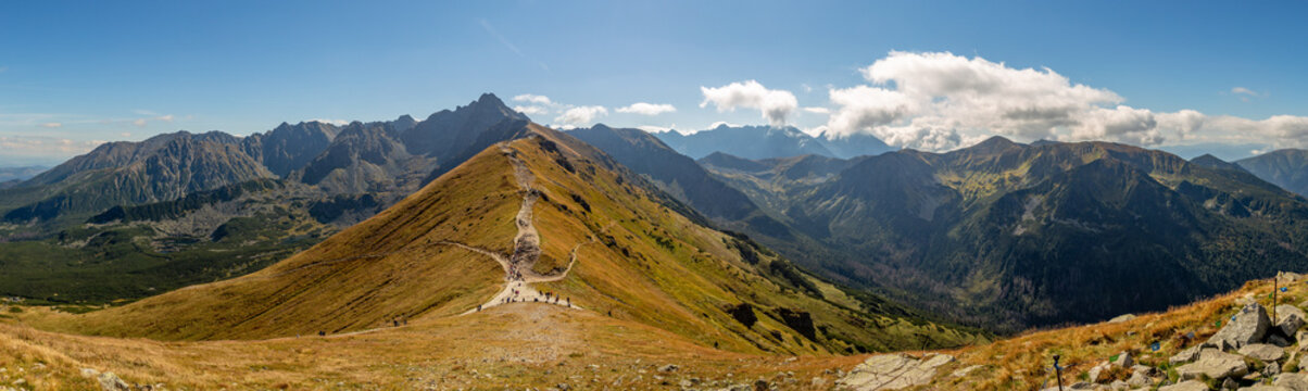 Fototapeta Panorama góry polskie, tatry