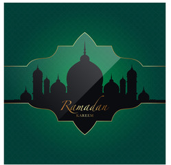 creative ramadan kareem islamic mosque background