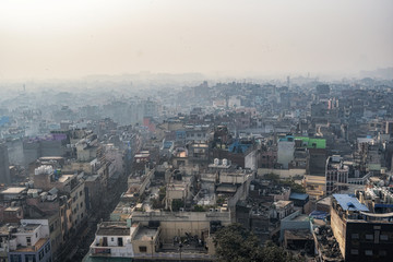 old delhi view from jama masjid
