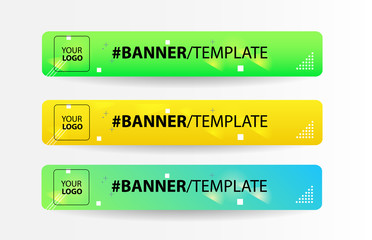 Abstract web banner design background or header template vector eps 10