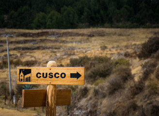 sign to cusco