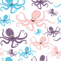 illustration of cartoon octopus
