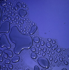 background of drops on glass