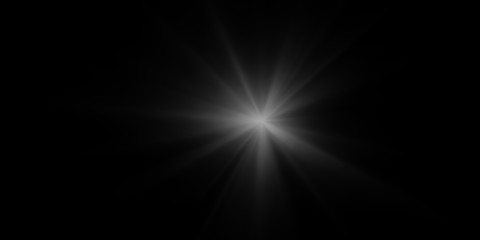 Obraz premium Overlays, overlay, light transition, effects sunlight, lens flare, light leaks. High-quality stock image of sun rays light effects, overlays or flare glow array isolated on black background for design