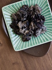 아시아 음식 목이버섯