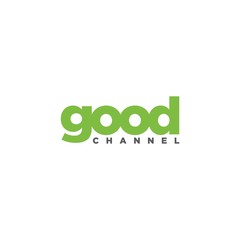 Good Channel Logo Color Green and Simple 