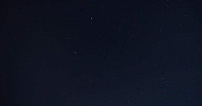 Time-lapse Stars On Night Sky 4K 24p