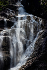 Water show supported by rocks - - Shannon Falls, BC, Canada