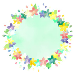 桜の花フレーム5