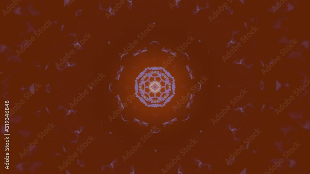 Poster abstract 3d render of virus cell or germs microorganisms under microscope over dark background.