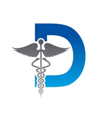 D Caduceus Logo