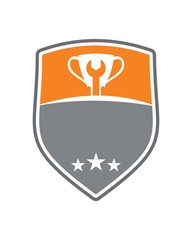 TROPHY REPAIR LOGO , AWARD SERVICE LOGO