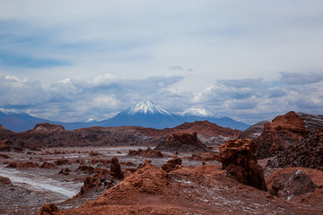 Naklejka premium cordillera de las sal
