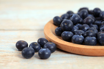 Fresh blueberries