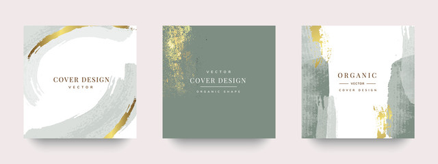 Luxury Social media stories and post template vector set.