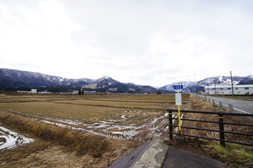 記録的小雪の2020年、豪雪地帯である南魚沼1月30日の風景