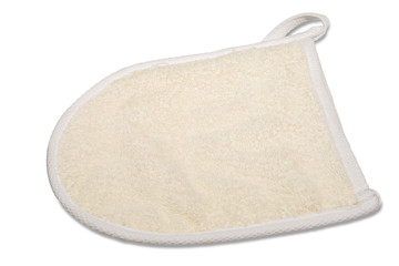 White loofah sponge