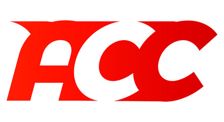  ACC letter logo initial design