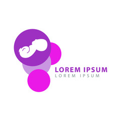 pediatric clinic logo vector illustration. pediatric symbol icon