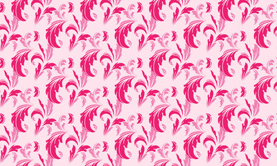 Elegant banner for valentine, with beautiful pink flower background concept.