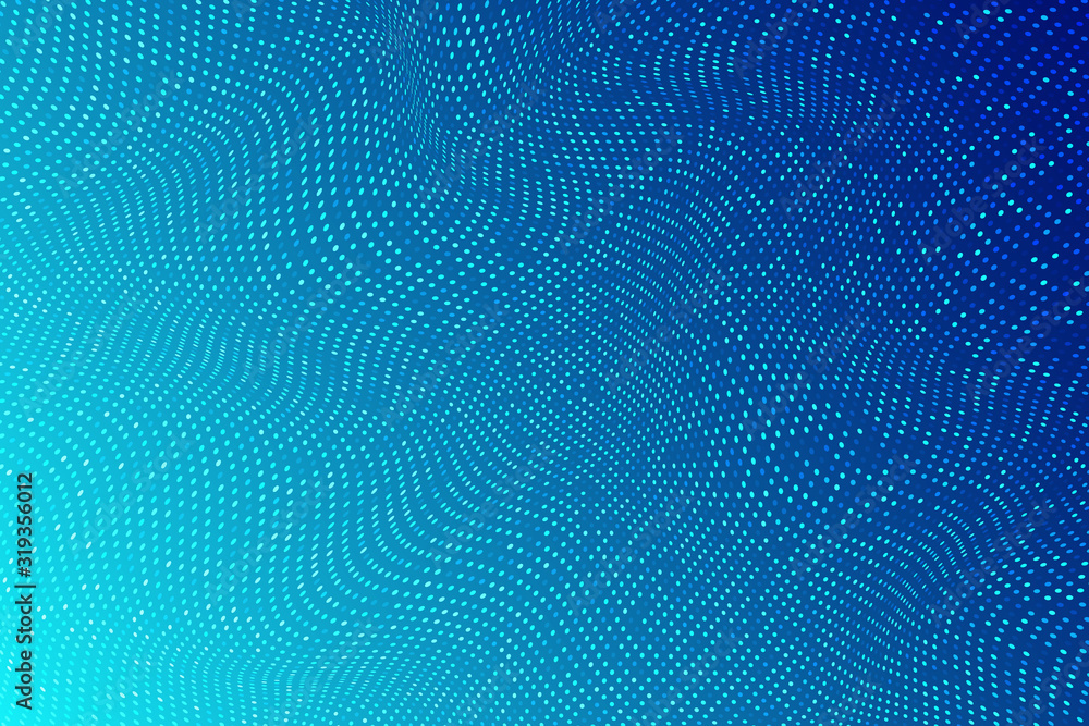Poster vector pixels illustration. half tone dots abstract background.