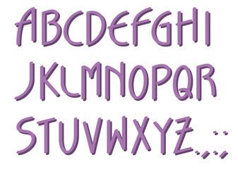 フォント アルファベット大文字