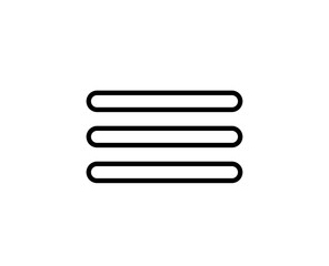 Menu line icon