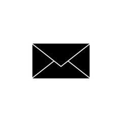 message envelope icon vector design with black color
