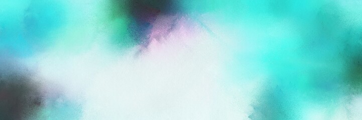 colorful and vibrant antique horizontal header with powder blue, light sea green and lavender color