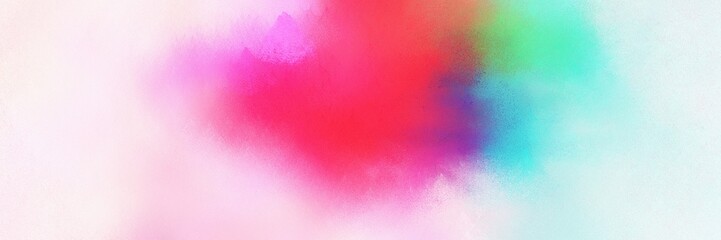 colorful and vibrant aged horizontal background with lavender, medium aqua marine and moderate pink color