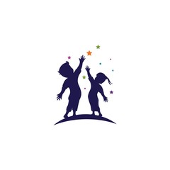 kids concept vector illustration