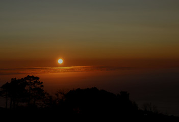 Sunset and views From Signal Hill Cape Town
