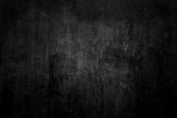 Obraz na płótnie Canvas Black concrete Wall texture background, Dark Tone