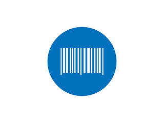 Barcode, code icon. Vector illustration, flat design.
