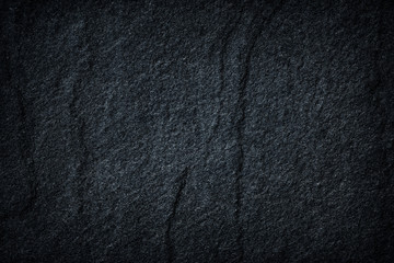 Dark grey black slate stone  texture abstract background