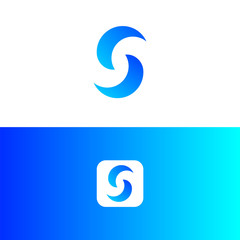 Letter S logo icon design template elements