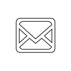 message envelope icon vector illustration symbol for website and graphic design