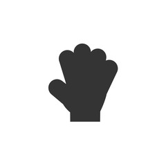 glove icon vector illustration symbol for website and graphic design