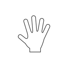 Fototapeta na wymiar hand icon vector illustration symbol for website and graphic design