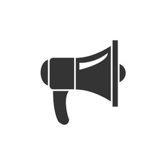 megaphone icon vector illustration symbol for website and graphic design