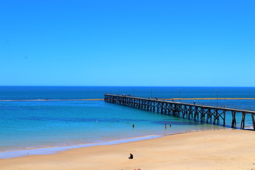 Obraz premium pier on the beach in Port Noarlunga, South Australia